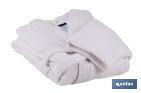 BATHROBE | WHITE | 100% COTTON | WEIGHT: 500G/M² | SEVERAL SIZES