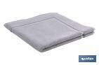 BATH MAT | PERLAN MODEL | PEARL GREY | 100% COTTON | WEIGHT: 1,000G/M | SIZE: 60 X 60CM