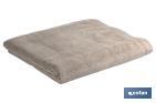 Drap de douche | Modèle Abisinia | Couleur Beige | 100 % Coton | Grammage 580 g/m² | Dimensions 70 x 140 cm - Cofan