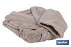 BATHROBE | ABISINIA MODEL | BEIGE | 100% COTTON | WEIGHT: 500G/M² | SEVERAL SIZES