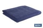 Bath sheet | Marín Model | Navy blue | 100% cotton | Weight: 580g/m2 | Size: 100 x 150cm - Cofan