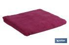 Drap de bain | Modèle Mar Rojo | Couleur Pourpre | 100 % Coton | Grammage 580 g/m² | Dimensions 100 x 150 cm - Cofan