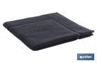 BATH MAT | BRILLANTE MODEL | BLACK | 100% COTTON | WEIGHT: 1,000G/M2 | SIZE: 60 X 60CM