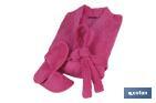 Bathrobe | Primavera Model | Fuchsia | 100% cotton | Weight: 500g/m² | Several sizes - Cofan