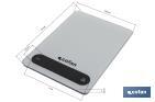 Balance de cuisine numérique disponible en 3 couleurs | Écran LED | 4 capteurs de haute précision - Cofan