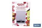 Balance de cuisine numérique disponible en 3 couleurs | Écran LED | 4 capteurs de haute précision - Cofan