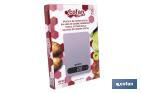 Balance de cuisine numérique disponible en 3 couleurs | Écran LED | 4 capteurs de haute précision - Cofan