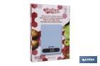 Balance de cuisine numérique disponible en 3 couleurs | Écran LED | 4 capteurs de haute précision - Cofan