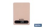 Balance de cuisine numérique disponible en 3 couleurs | Écran LED | 4 capteurs de haute précision - Cofan