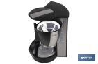 Cafetière Électrique par Goutte à Goutte | Modèle Margot | Puissance 870 W | Capacité 10 Tasses | Contenance 1,25 L - Cofan