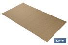 Alfombra antideslizante para hogar en color beige - Cofan
