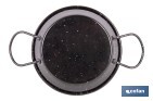 Enamelled steel paella pan | Different sizes | Traditional paella pan | Paella pan with 2 handles | Different diameters - Cofan