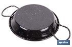 Enamelled steel paella pan | Different sizes | Traditional paella pan | Paella pan with 2 handles | Different diameters - Cofan