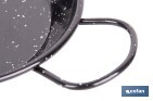 Enamelled steel paella pan | Different sizes | Traditional paella pan | Paella pan with 2 handles | Different diameters - Cofan