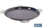 Poêle à paella en acier émaillé | Format traditionnel | Poêle à Paella avec 4 poignées
 - Cofan