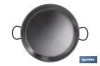 Polished steel paella pan | Special for induction hobs | Traditional format | Design with two handles - Cofan