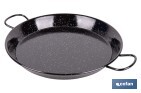 Poêle à Paella en Acier Émaillé Spéciale pour Induction | Format Traditionnel | Conception avec deux poignées - Cofan