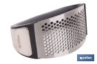 Prensador de ajos ergonómico | Material: acero inoxidable | Apto para lavavajillas, fácil de limpiar - Cofan