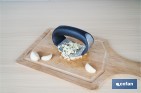 Prensador de ajos ergonómico | Material: acero inoxidable | Apto para lavavajillas, fácil de limpiar - Cofan