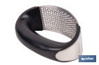 Prensador de ajos ergonómico | Material: acero inoxidable | Apto para lavavajillas, fácil de limpiar - Cofan