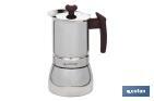 Moka Pot, Constanza Model | Stainless Steel | Cofan Coffee Maker - Cofan
