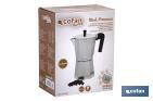 Moka pot | Different capacities | Aluminium | For Induction hobs | Cofan moka pot - Cofan