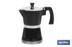 MOKA POT | BLACK | ALUMINIUM | FOR INDUCTION HOBS