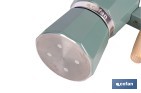 Cafetera italiana inducción | Capacidad: 6 tazas | Cuerpo de aluminio | Mangos de madera | Apta para todo tipo de fuegos | Disponible en diferentes colores - Cofan
