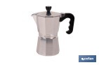 CAFETERA ITALIANA INDUCCIÓN | MATERIAL: ALUMINIO | MANGOS DE NYLON | APTA PARA TODO TIPO DE FUEGOS | DISPONIBLE EN DIFERENTES CAPACIDADES