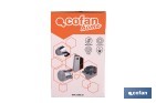 Cafetera italiana inducción | Material: aluminio | Mangos de nylon | Apta para todo tipo de fuegos | Disponible en diferentes capacidades - Cofan