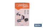 Cafetera italiana inducción | Material: aluminio | Mangos de nylon | Apta para todo tipo de fuegos | Disponible en diferentes capacidades - Cofan