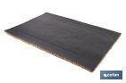  Paillasson pour intérieur avec conception Home | Fabriqué en coco floqué et polyester | Dimensions : 40 x 60 x 1,60 cm - Cofan