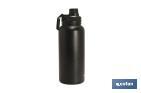 Garrafa desportiva extreme | Cor preto | Capacidade: 550 ml ou 950 ml - Cofan