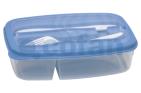 Rectangular lunch box with cutlery | 1.5-litre Capacity | Several Colours - Cofan