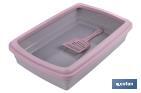 Cat litter tray | Two colours | Size: 47 x 31 x 11cm - Cofan