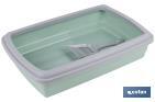 Cat litter tray | Two colours | Size: 47 x 31 x 11cm - Cofan