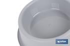 Round food bowl for pets | Available in 2 colours | Size: 24.5 x 7.5cm - Cofan