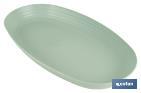 Multipurpose oval serving dish | Available in 2 colours | Size: 39 x 22 x 4.5cm - Cofan