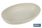 MULTIPURPOSE OVAL SERVING DISH | AVAILABLE IN 2 COLOURS | SIZE: 24 X 16 X 5.5CM