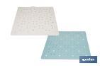 SQUARE SHOWER MAT | SUITABLE FOR SHOWER TRAY OR BATHTUB | NON-SLIP MAT | AVAILABLE IN VARIOUS COLOURS | SIZE: 53 X 53CM