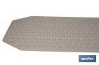 Rectangular bath mat | Suitable for shower tray or bathtub | Non-slip mat | Available in various colours | Size: 40 x 104cm - Cofan