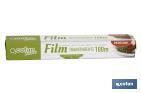 Film transparent à usage domestique | Étui avec scie à découper | Spécial pour utiliser en cuisine - Cofan