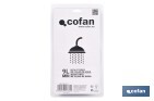 Kit de Torneira de Chuveiro Cromada | Botão de pressão + Cabide + Flexo | Fabricado em ABS Cromado - Cofan