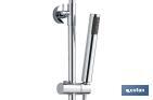 Shower column with mixer tap | 5 Pieces | Chrome-plated ABS - Cofan