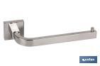 304 stainless steel tower rail | Marvao Model | Polished finish | Size: 24.7 x 8.3 x 5.3cm - Cofan