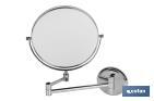 Round Cosmetic Mirror 3X, Lagoa Model - Cofan