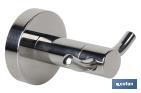 Robe hook | Lagoa Model | 304 stainless steel | Polished finish | Size: 7 x 6.5 x 5cm - Cofan