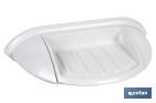 JABONERA DE BAÑO BLANCA