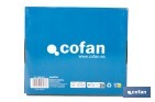 Grifo monomando para bidé con acabado cromado | Incluye latiguillos de acero inoxidable | Gama Évian - Cofan