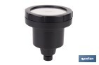 Rociador de ducha de alta presión con acabado en negro | Incluye filtro de 15 etapas | Rotación 360° | Fácil instalación y ahorro de agua - Cofan